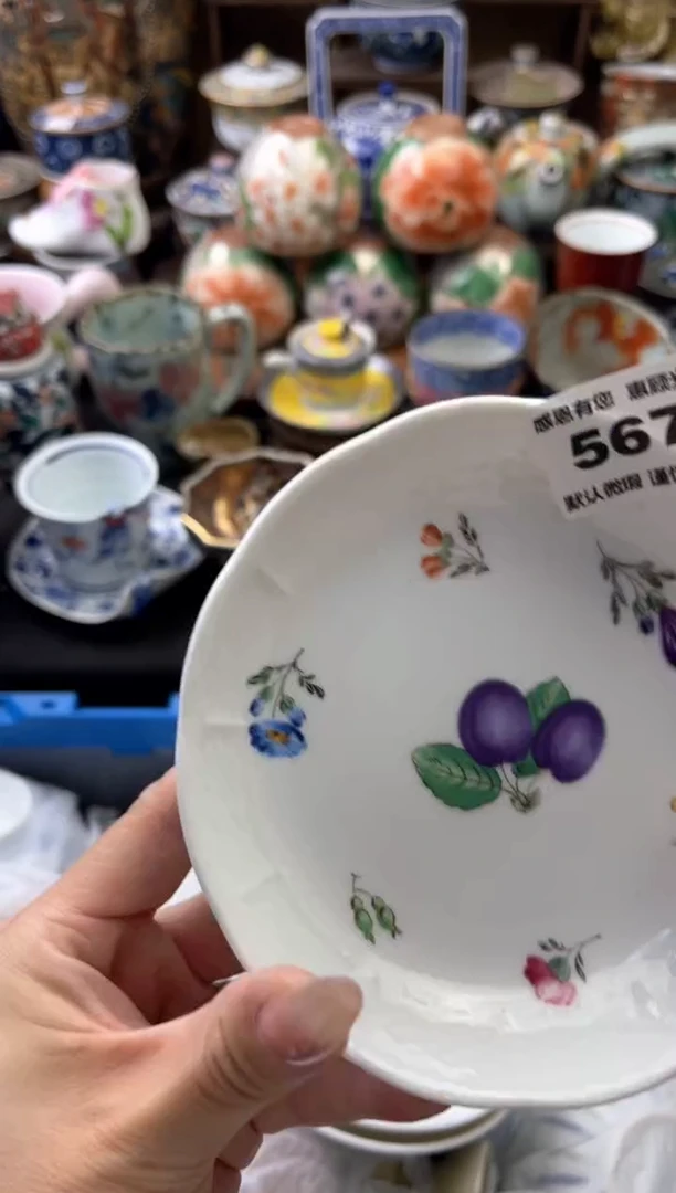 瓷片戏*人568号六六工艺品瓷器