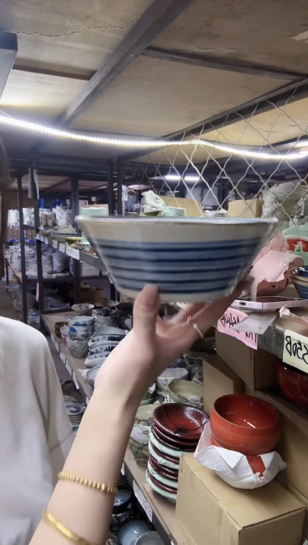 陶瓷粗陶17cm钵一个