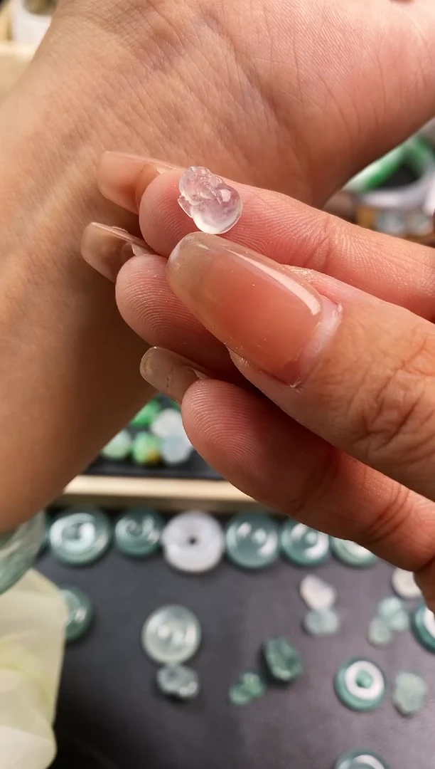 裸石翡翠沫貔貅  定向 沫