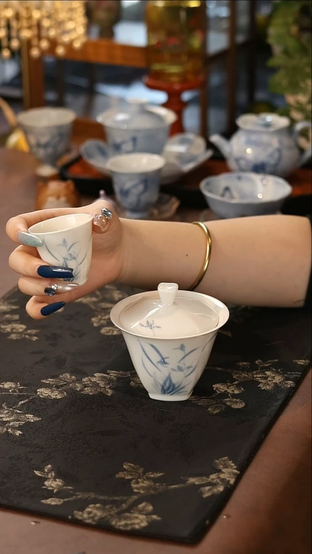 盖碗+茶杯  哈哈哈哈哈