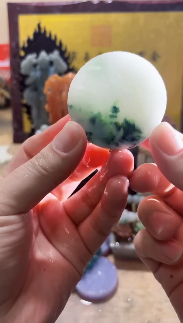 未镶嵌挂件翡翠A货常星7855