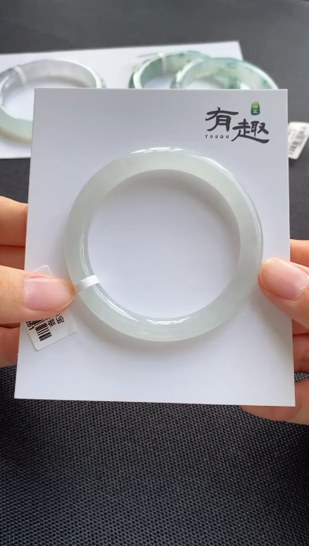 未镶嵌手镯翡翠51.5圆条