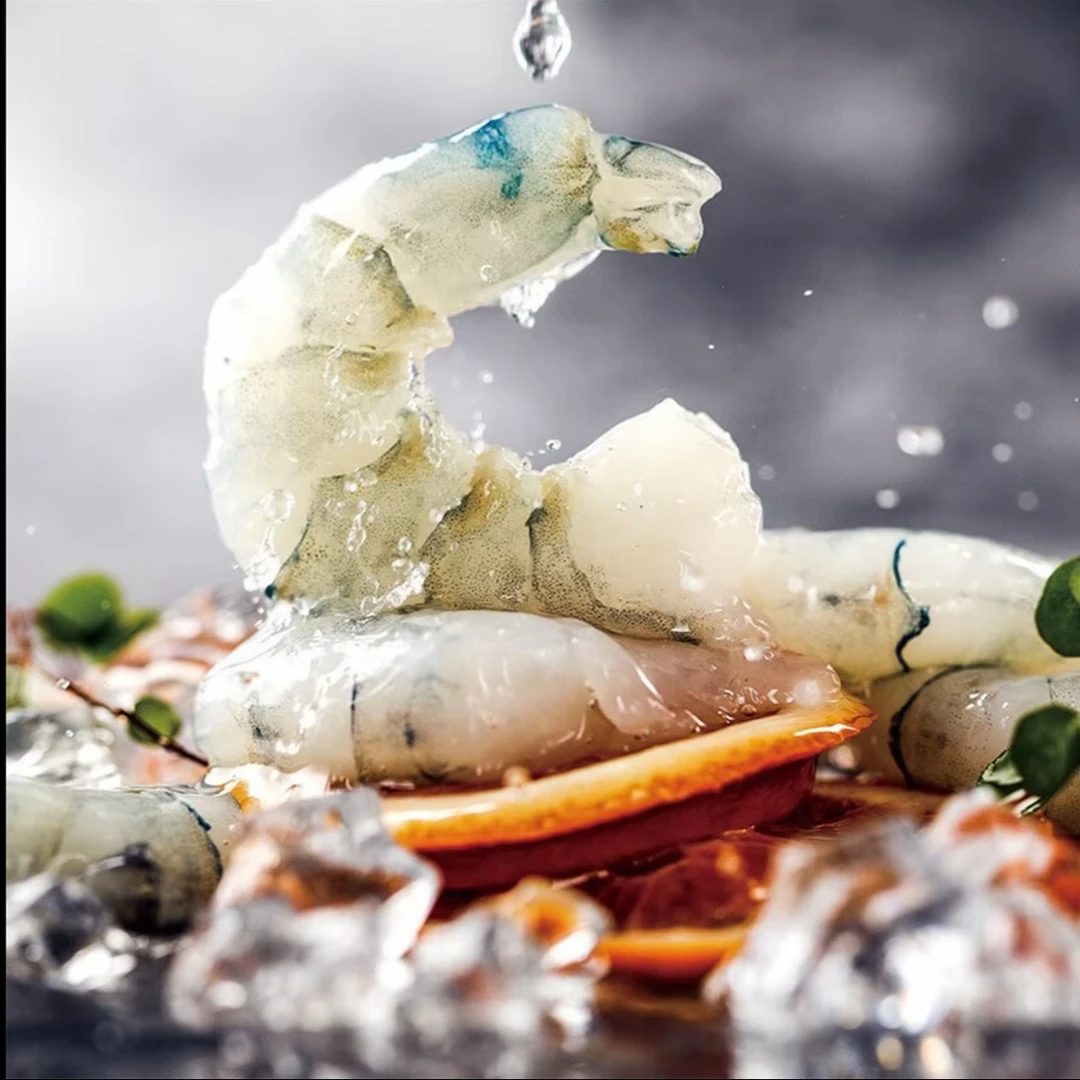 【顺丰发货G】①新鲜美味黑虎虾虾仁 肉质紧实大个黑虎虾仁200g/盒*5