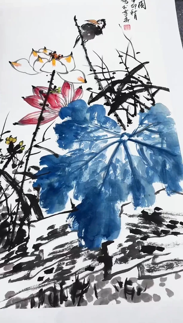 精品国画花鸟作品