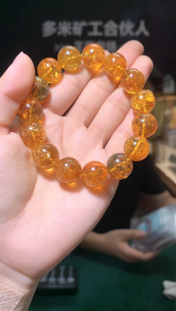 手串琥珀未镶嵌老王严选