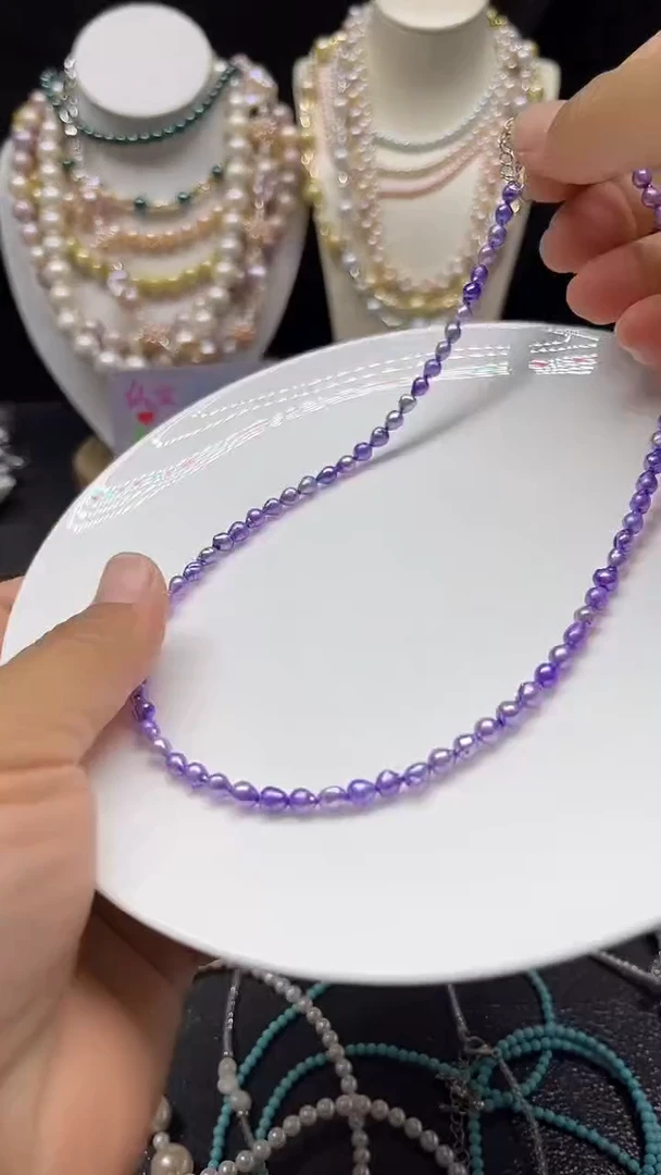 颈饰未镶嵌淡水珍珠多人