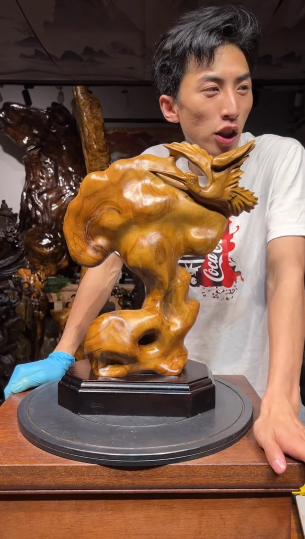 乌木类木质文玩自然摆件