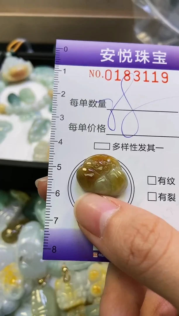 翡翠未镶嵌颈饰闪购0183119