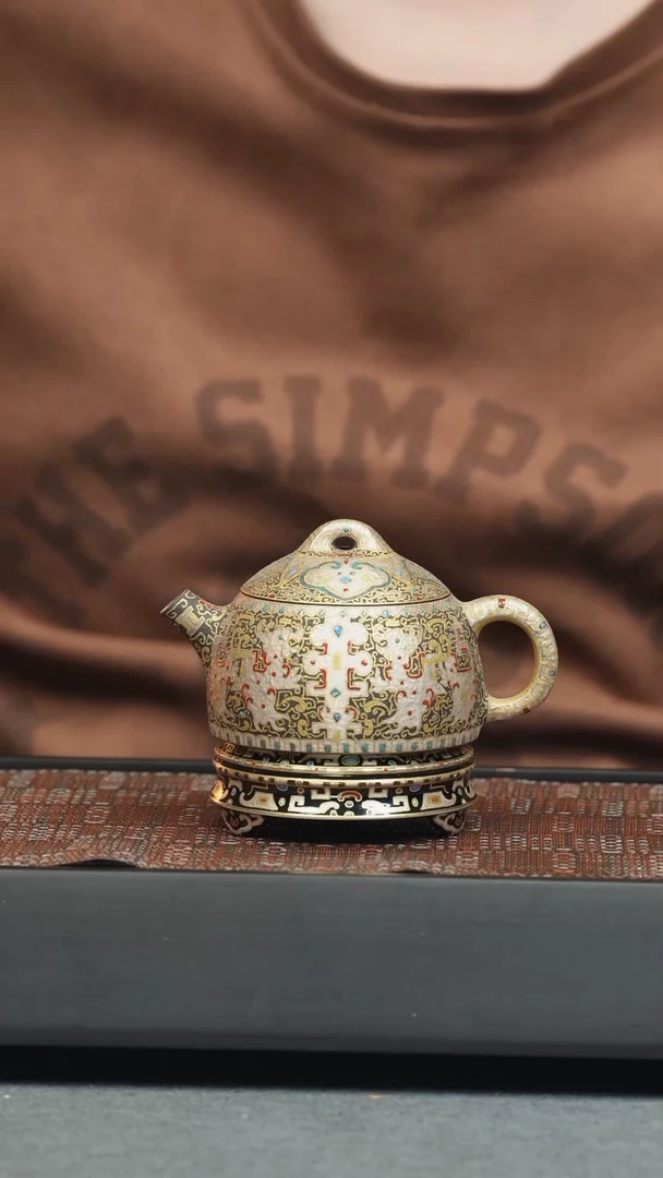 茶壶紫砂五堂 崆峒印-崆峒+神兽盖置