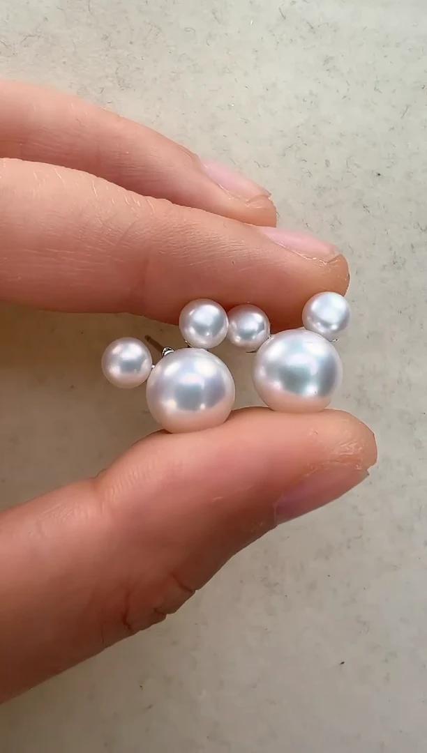 【闪购商品】淡水珍珠耳饰合金米奇