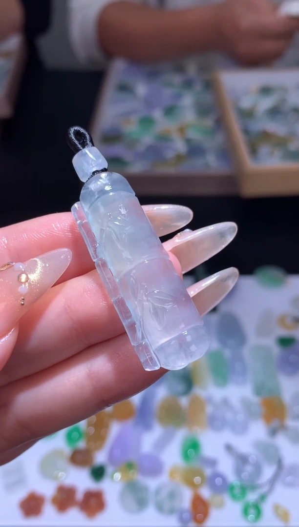 未镶嵌定制翡翠竹节