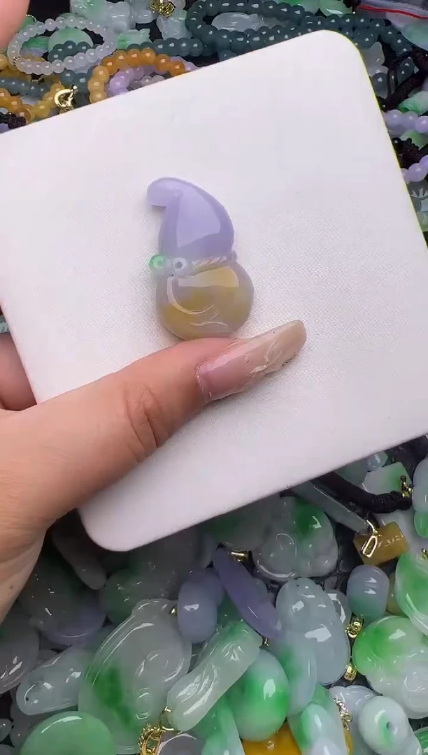 翡翠未镶嵌颈饰天然缅甸翡翠吊坠