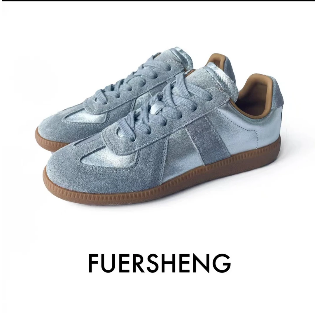 【银河系列】FUERSHENG马吉拉同款德训鞋低帮复古百搭拼色小众