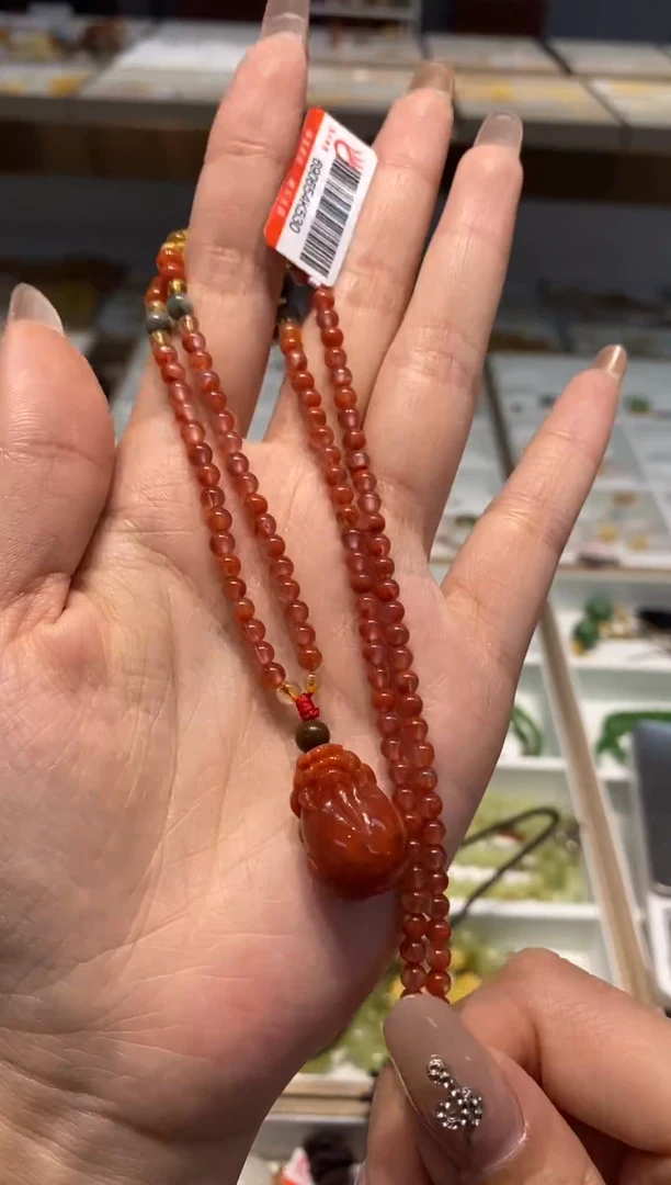 【闪购商品】南红玛瑙颈饰未镶嵌项链