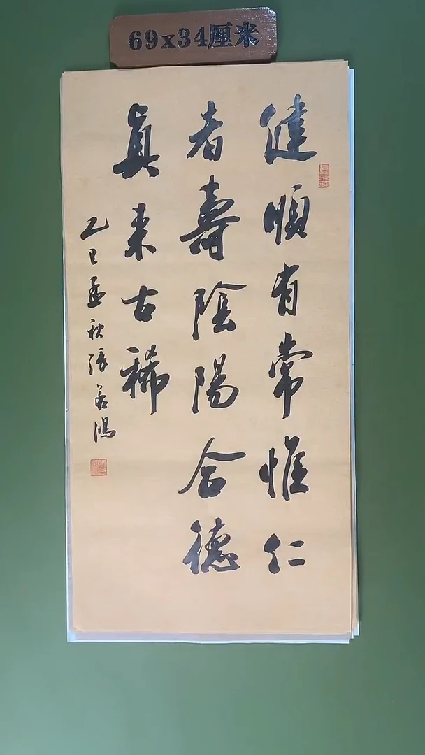 书法书法 张若鸿 尺寸69cm*34cm