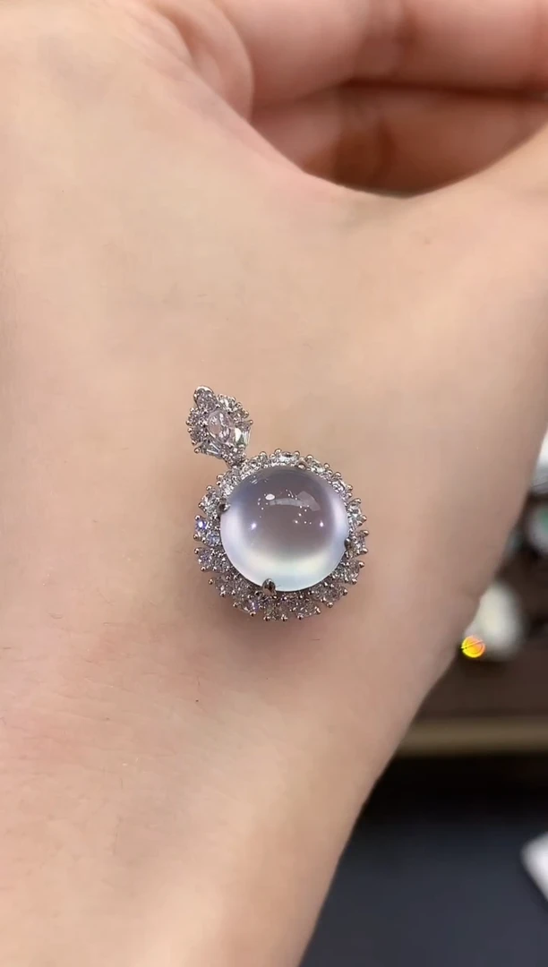 翡翠戒指18K金镶嵌C69