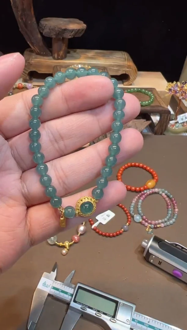 【闪购商品】翡翠手链未镶嵌手饰@@A5565