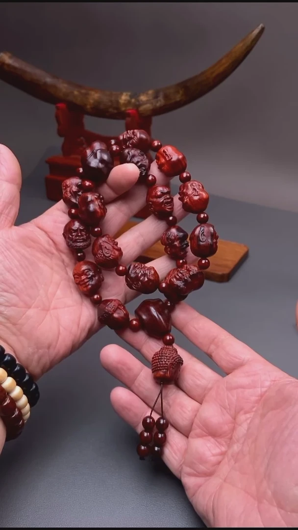 小叶紫檀印度小叶紫檀 十八罗汉