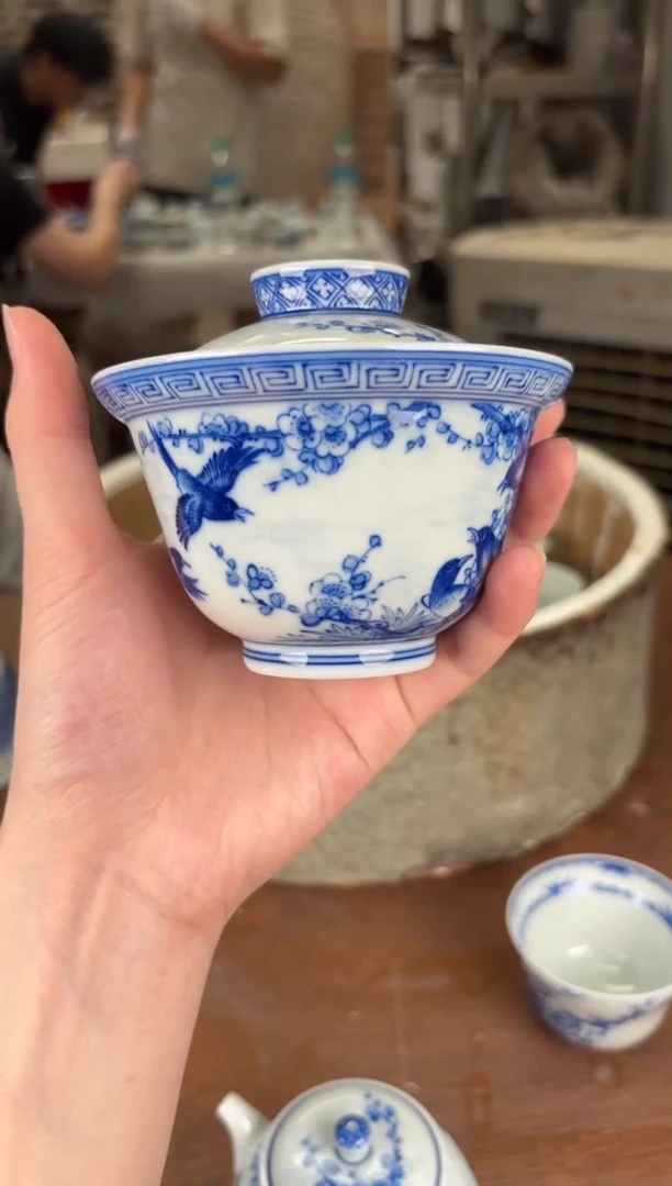 杯看山柴窑青花看山柴窑青花