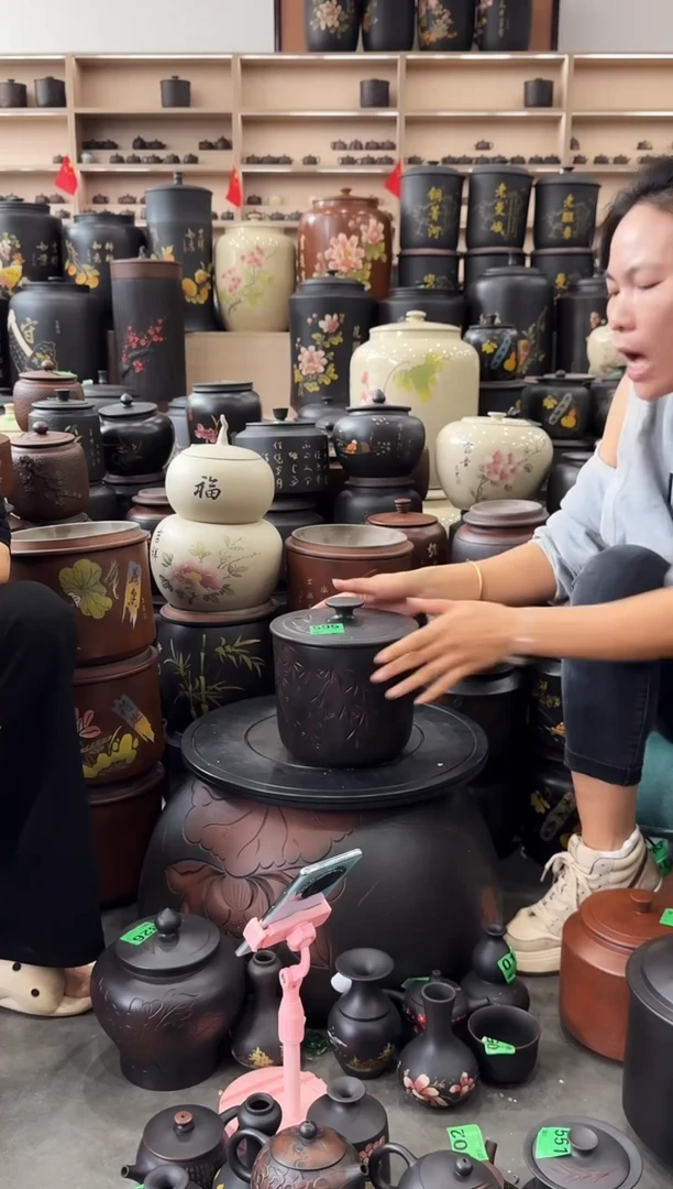 罐瑕疵茶叶罐 小五饼竹子 595
