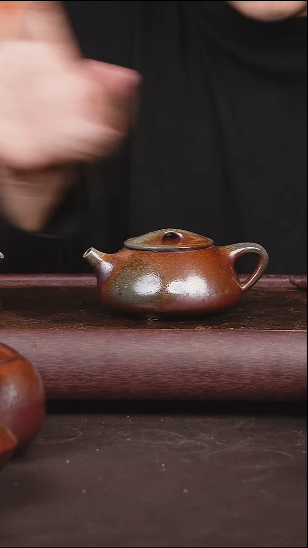 茶壶紫砂柴烧 壶