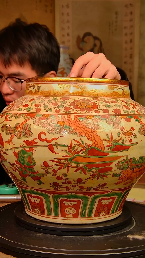 摆件快**哥精品陶瓷摆件