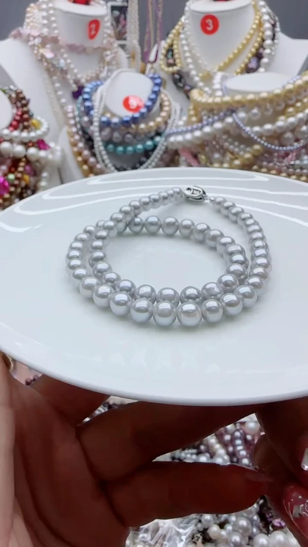 淡水珍珠未镶嵌颈饰1