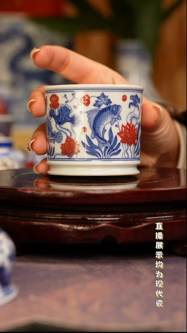 景德镇手工绘手绘陶瓷杯