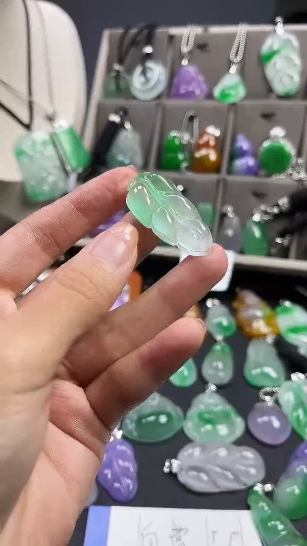 颈饰未镶嵌翡翠  所见即所得 一图一物