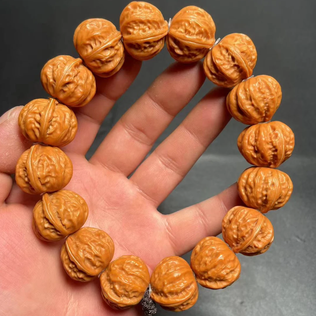 野生小核桃树王矮桩磨盘手串