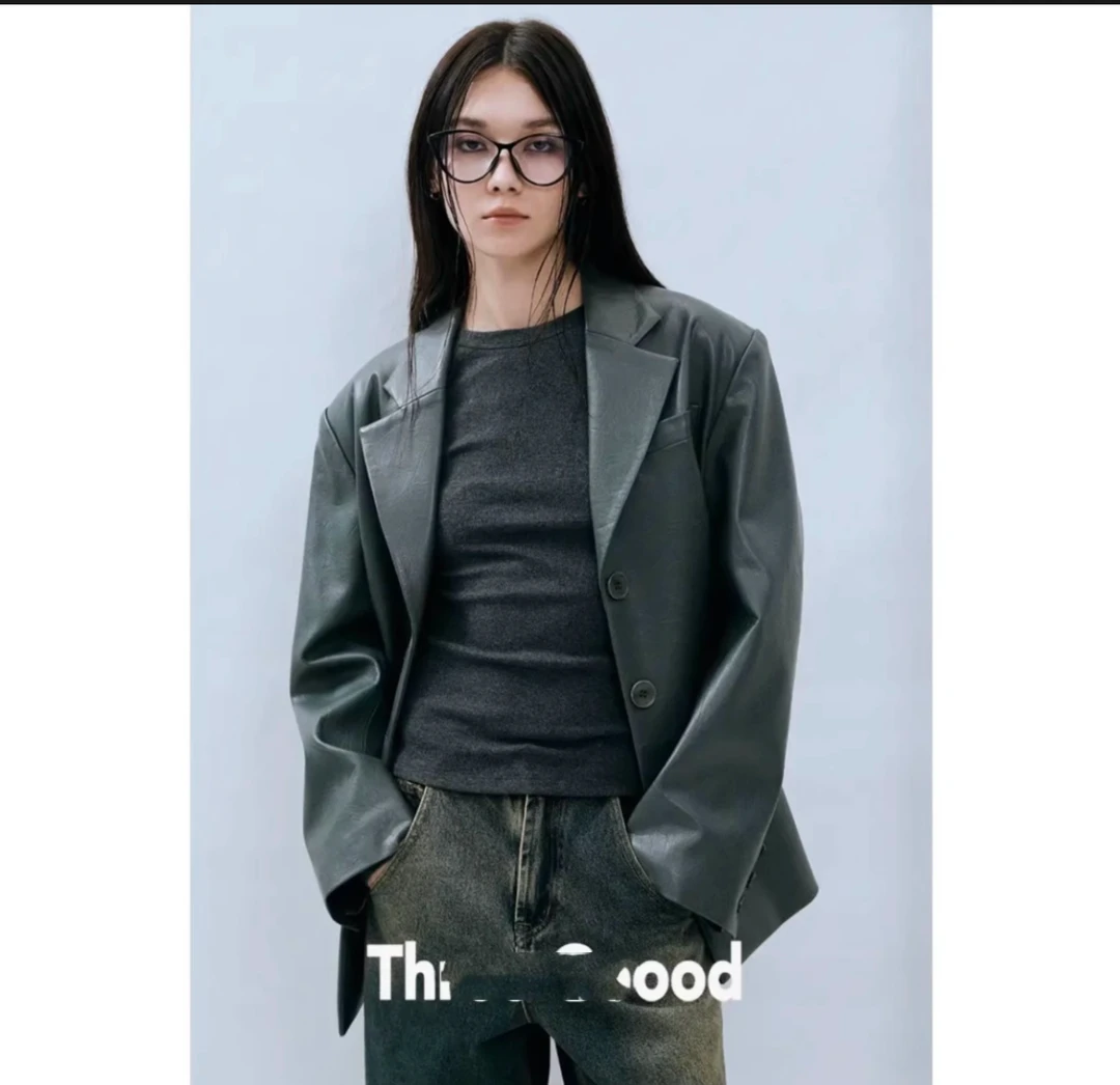 孟婆家【清仓no退no换】好质感皮衣外套C17