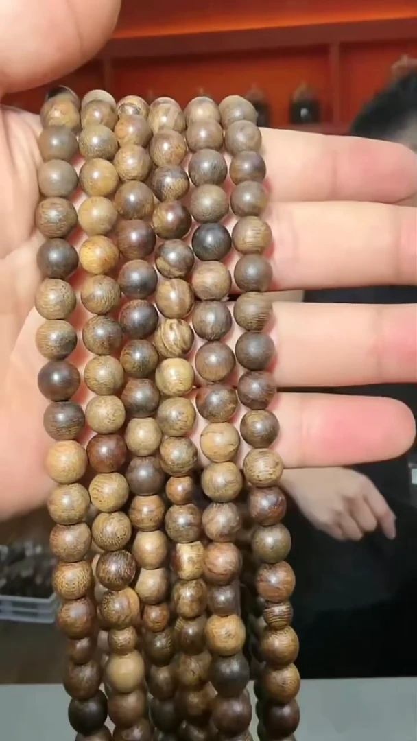 沉香手串41号文莱37g+0.8多样性发一