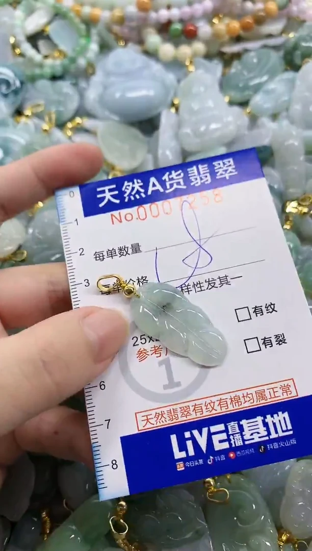 颈饰未镶嵌翡翠天然A货翡翠