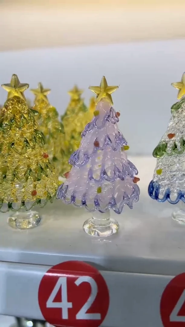 手工艺品琉璃圣诞树