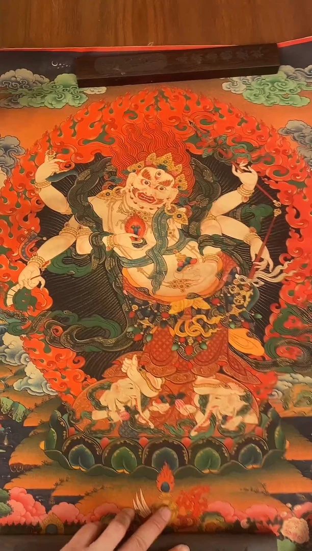 装裱画精美唐卡tk16038