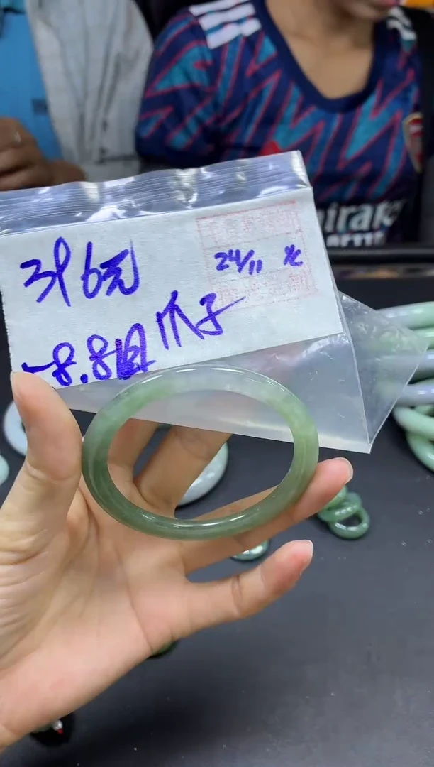 未镶嵌定制翡翠爪*手镯58.8圆#396元毛货需精细抛光