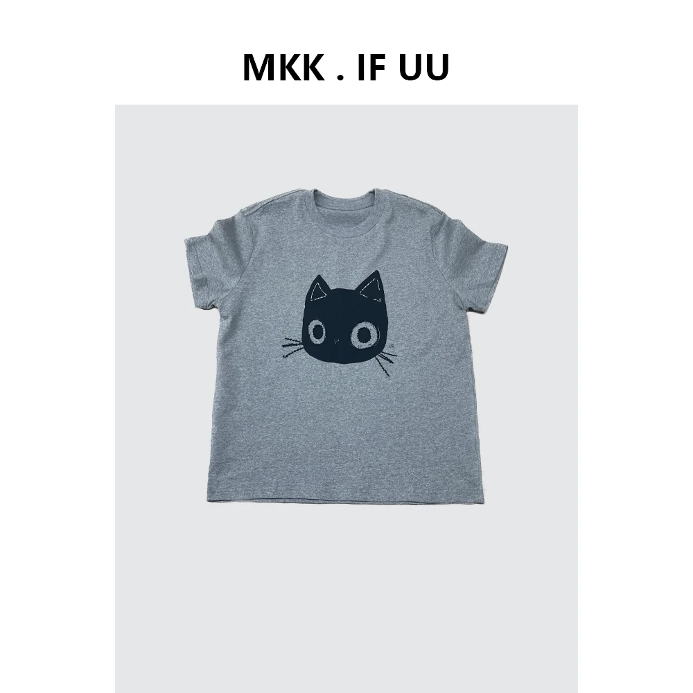 KEKE 推荐 手工刺绣猫咪T恤