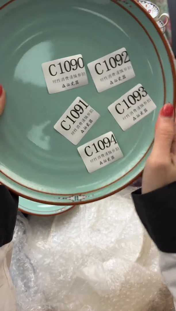 瓷片猫*      C1092