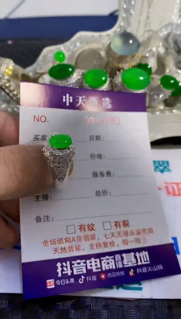未镶嵌戒指翡翠/1793