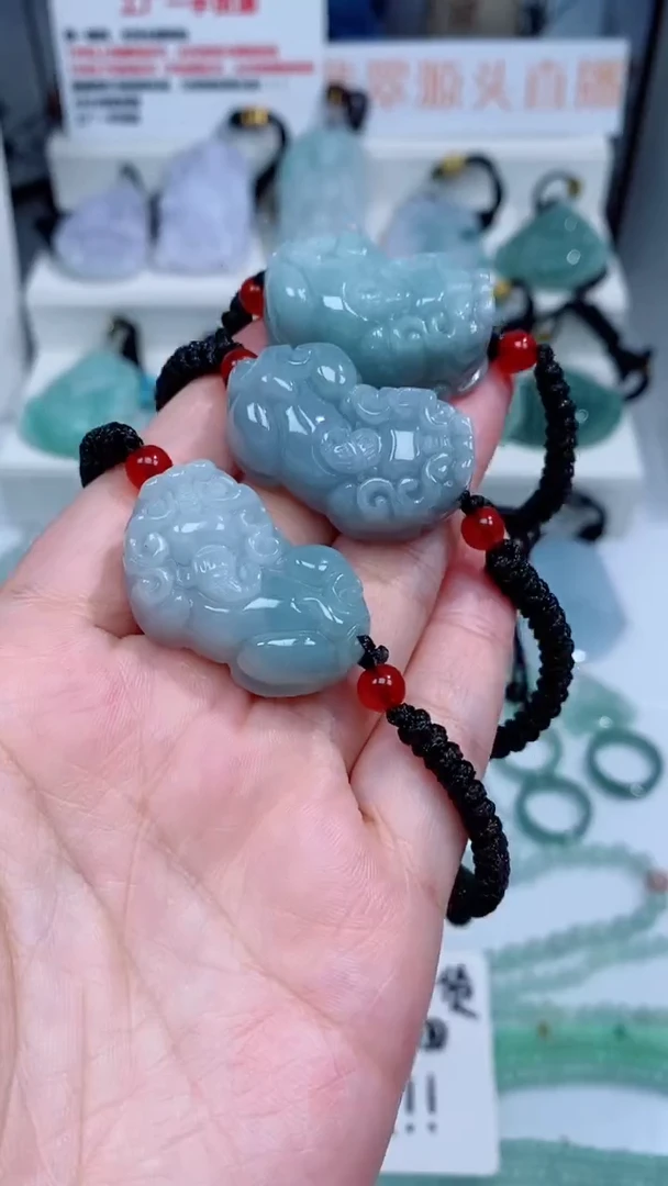 翡翠未镶嵌颈饰手绳吊坠团购多样性发一件