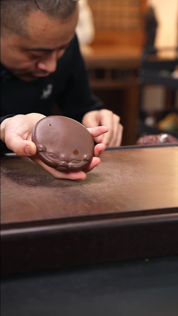 紫砂茶宠紫砂扁猪