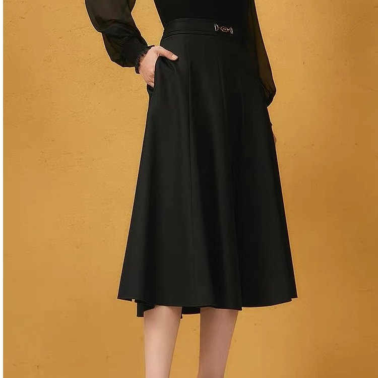 【进口面料】G+2025秋季新款专选优雅时尚半身裙0309