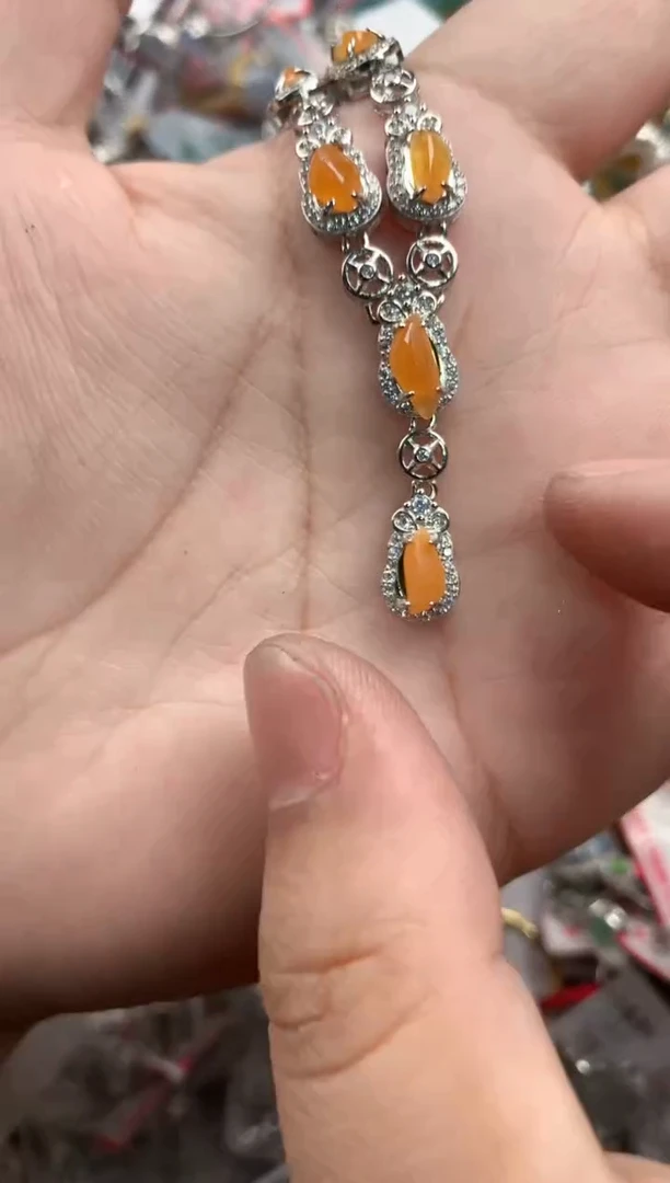 银S925镶嵌戒指翡翠12    2