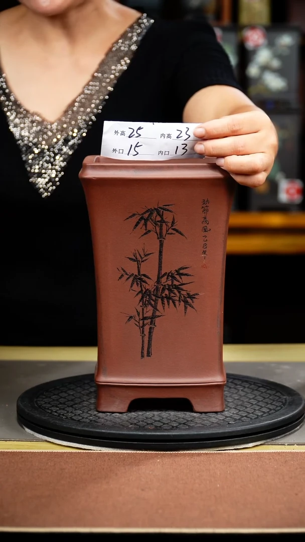 紫砂花盆微瑕紫砂花盆