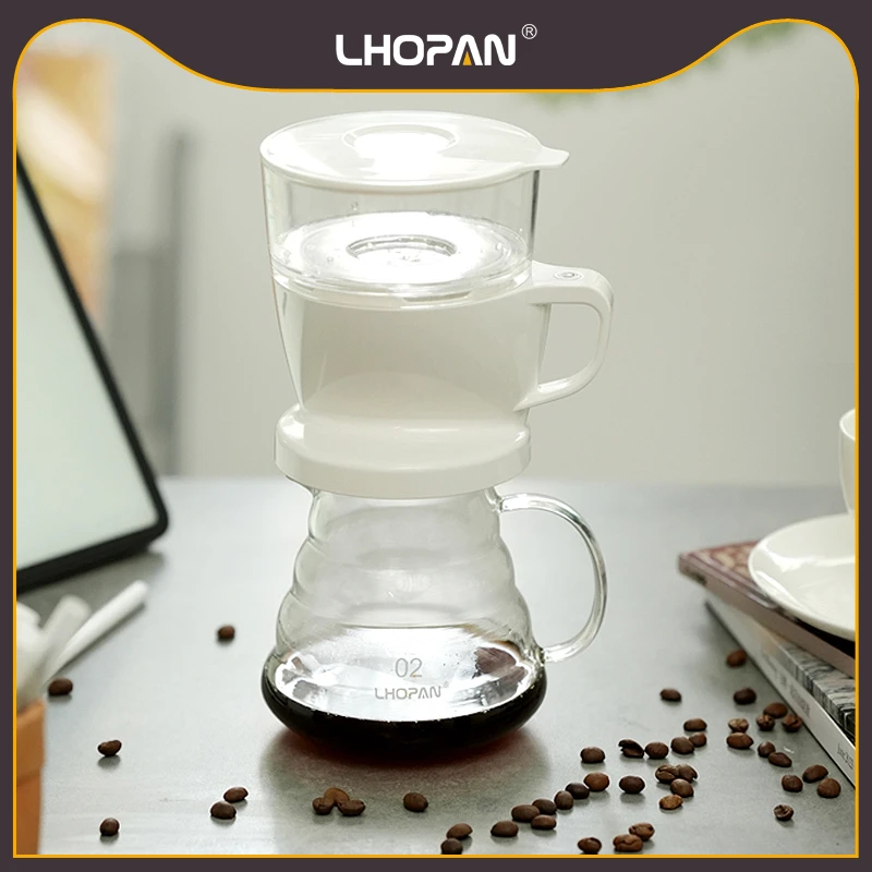 L'HOPAN/欧烹自动冲泡器家用电动小型全自动电动咖啡器具便携式