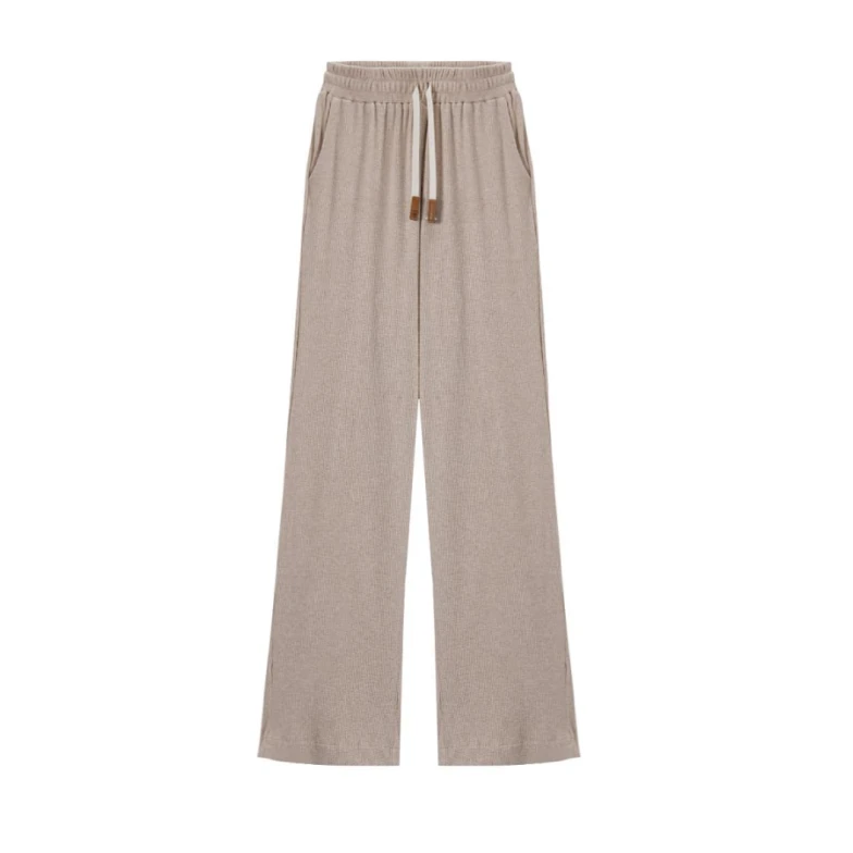 AMAZCOOL 早秋垂感慵懒风显瘦针织糯米裤3843