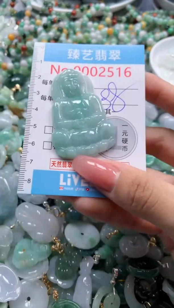 翡翠未镶嵌颈饰2516