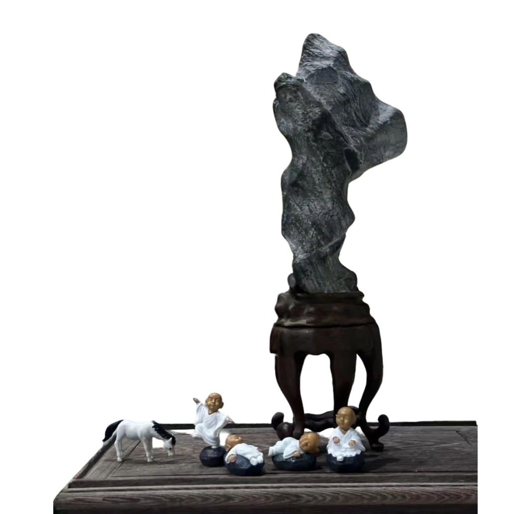 中式风格茶桌书画空间装饰