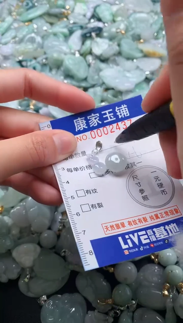 颈饰未镶嵌翡翠2437