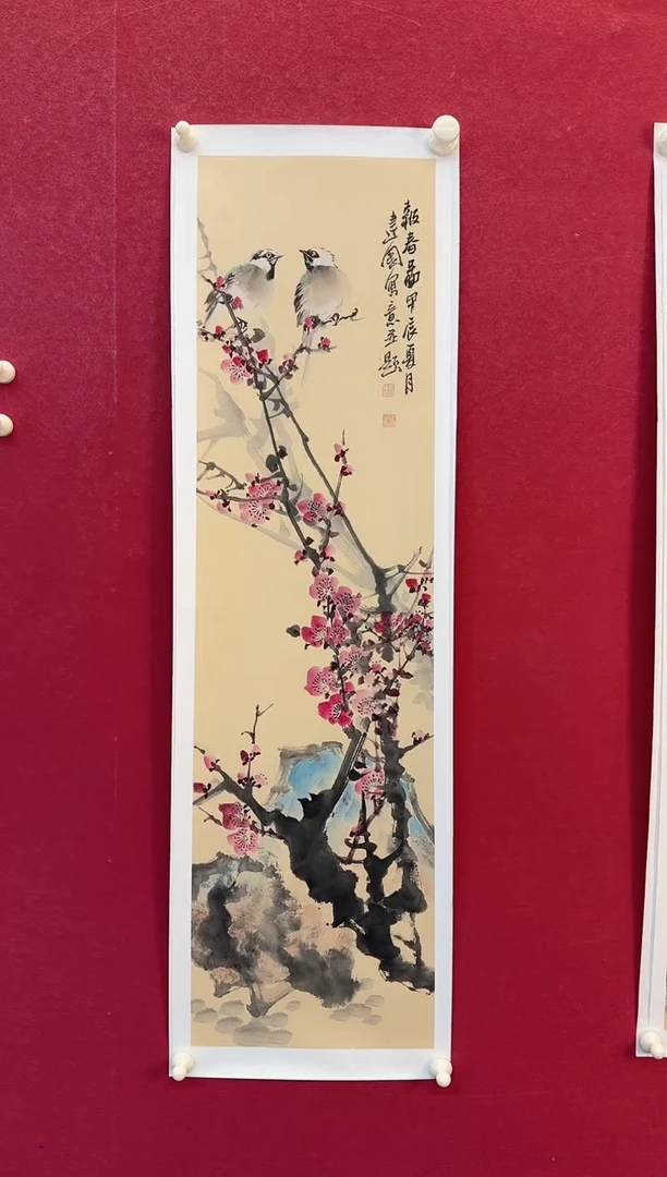 国画施老师写意花鸟国画作品